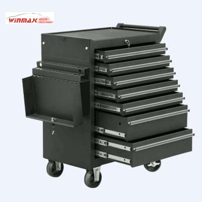 7 Drawer Car Repair Tool Cabinets Metal Trolley With Wheels