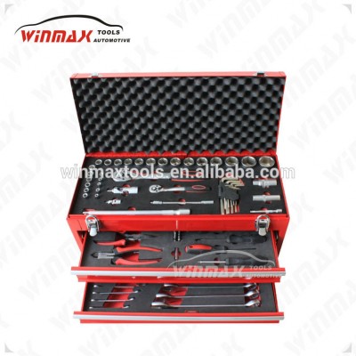 WINMAX WT01306 New Item in Metal Case 92PC Socket Tool Box