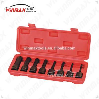 WINMAX WT01218 1/2" DR 9PC Hex Impact Bit Socket Set