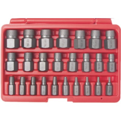 25pc Multi Splinc Screw Extractor Set