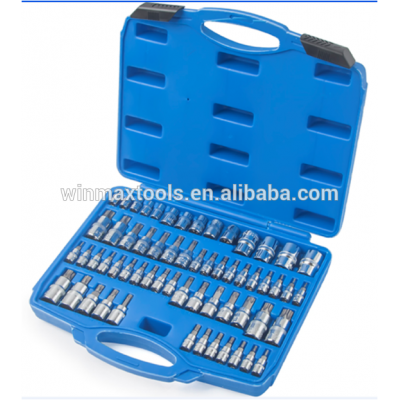 professional 60PCS master star socket set tool bit kit tamper proof--S2