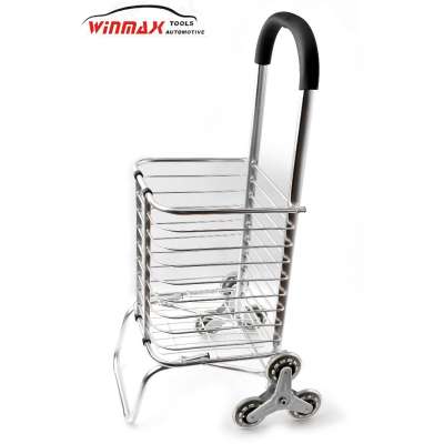 Supermaket or home use foldable Alu shopping cart