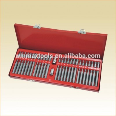 WINMAX WT04760 54PCS Hex Spline Star Bit Set