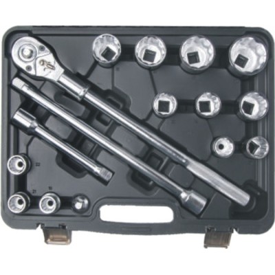 16pcs Socket Sets 3/4" Dr. 19-50mm